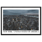 Klassiskt Motiv av New York - Retro Poster