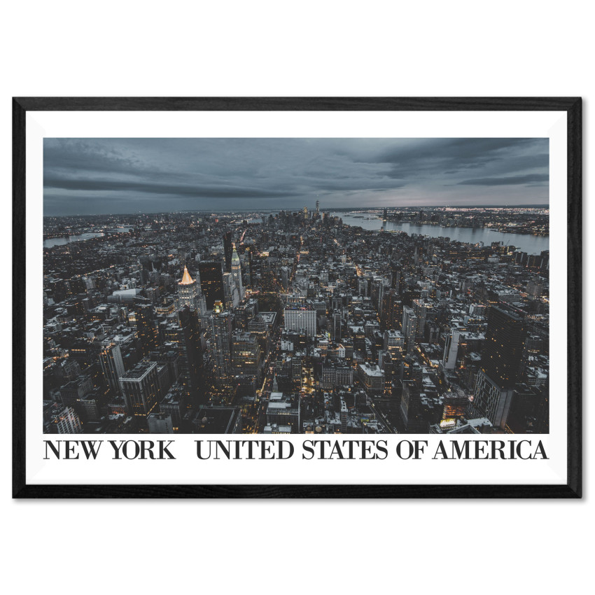 Klassiskt Motiv av New York - Retro Poster
