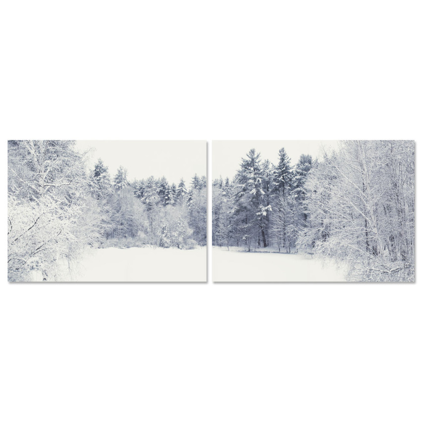Nordic Winterscape - Poster in Two Pieces