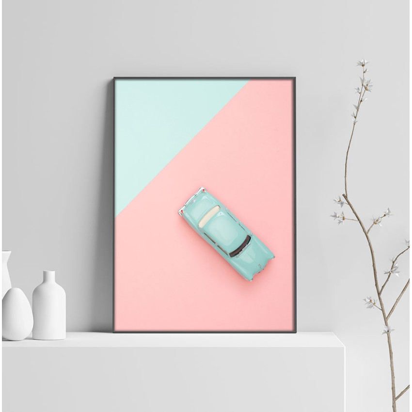 Old School Car - Simple Poster