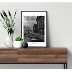 Oslo Norge Fotografi - Svartvit Stadsposter