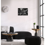 Palm - Botanisk svartvit växtposter i två delar