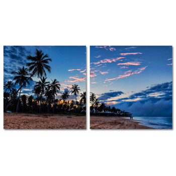 Palmtrees Afternoon - Poster in Two Pieces