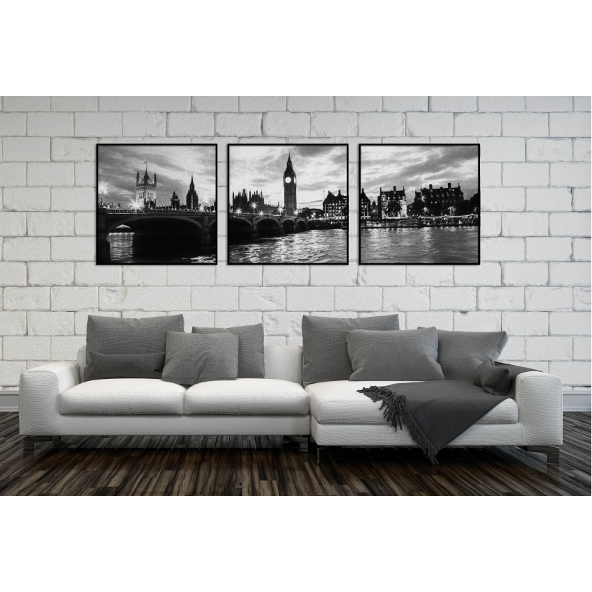 Panorama London Skyline - Big Poster in Three Pieces