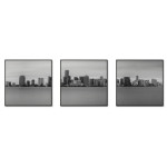Panorama Miami Skyline - Big Poster in Three Pieces