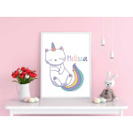 Personal kids name poster