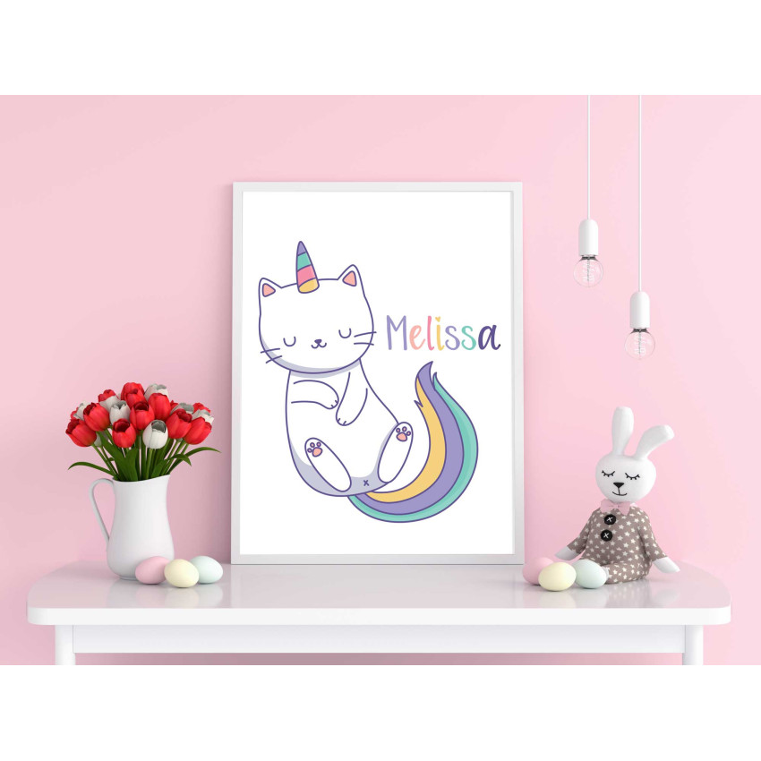 Personal kids name poster