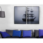Pirate ship - Poster in two pieces