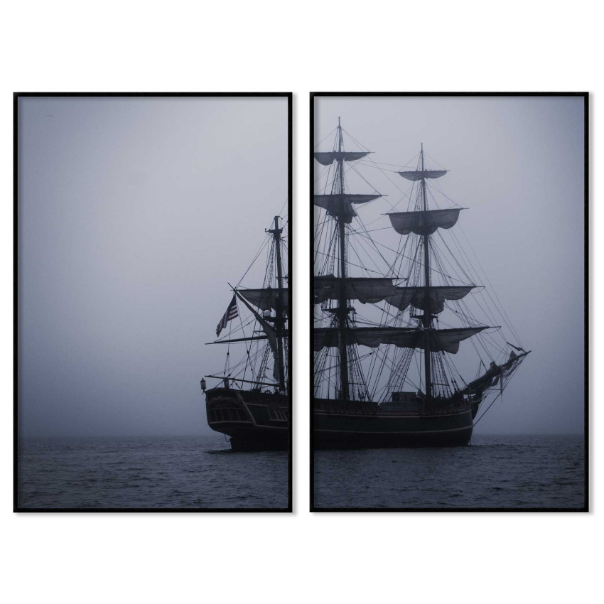 Pirate ship - Poster in two pieces