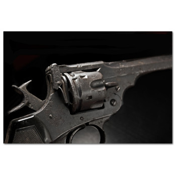 Pistol - Svartvit Poster med Fotografi