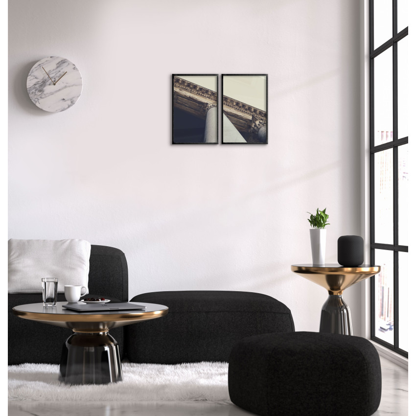 Palats pelare - Abstrakt tavelset i tv&aring; delar