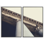 Palats pelare - Abstrakt tavelset i tv&aring; delar