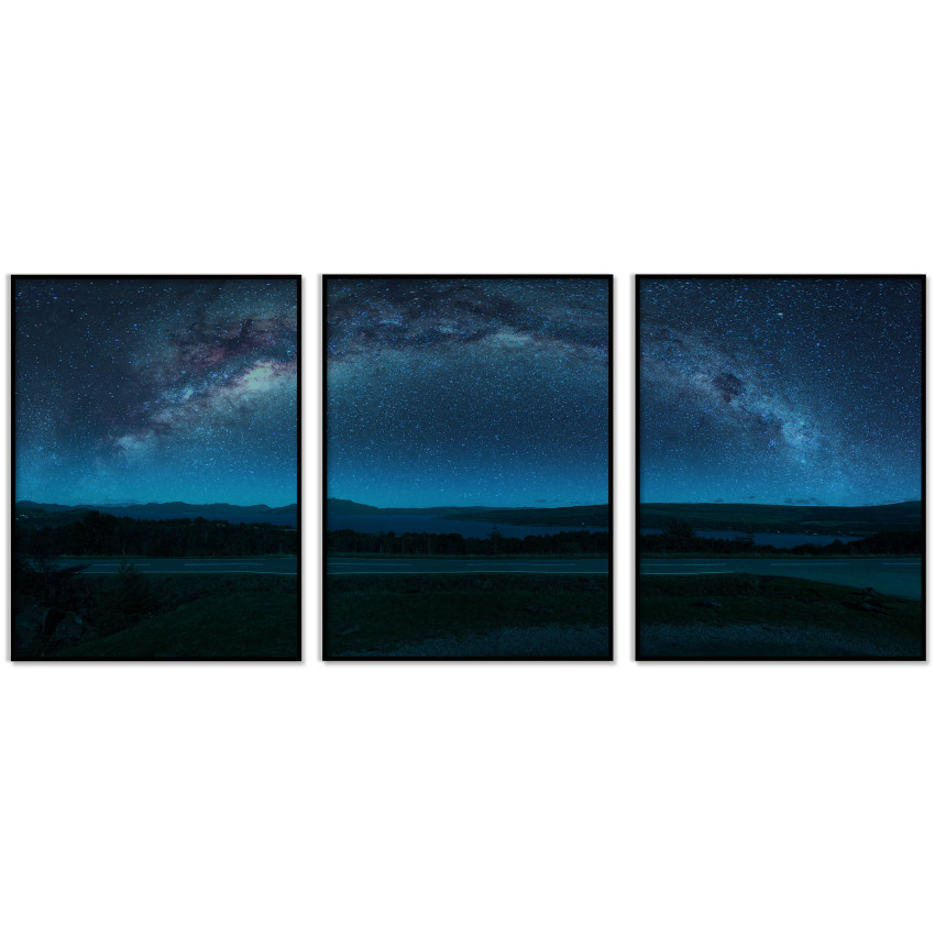 Poster of the Milky Way 50x70cm x 3