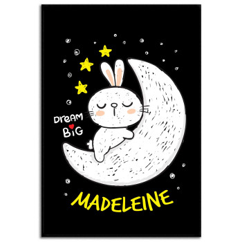 Rabbit on the moon 50x70cm personal poster