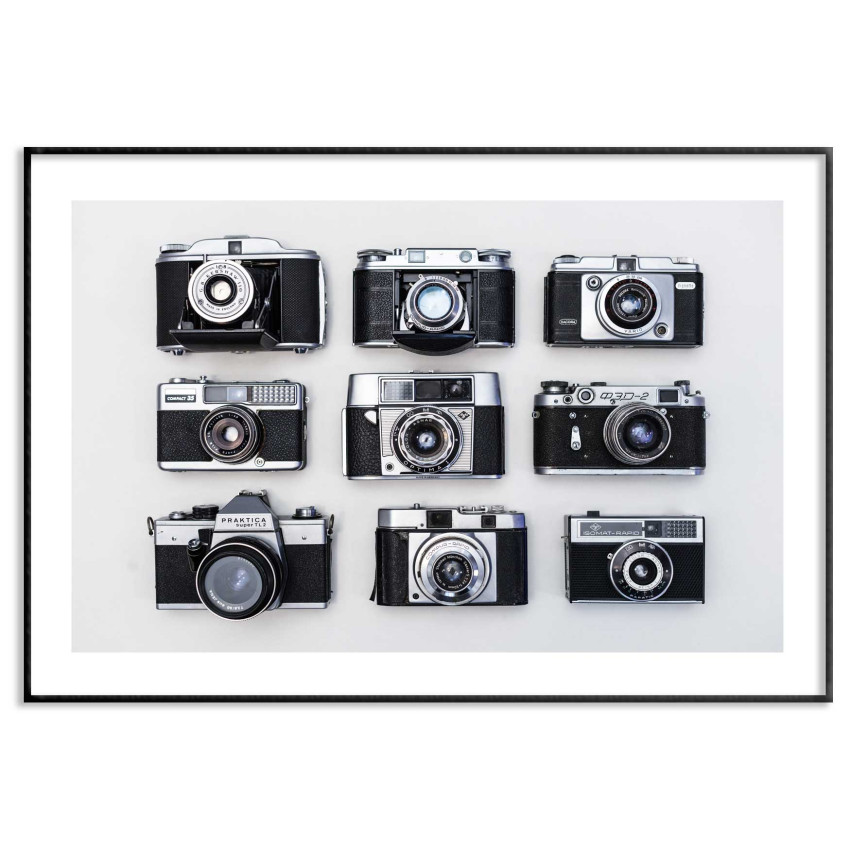 Retro kamera poster 40x50cm