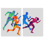 Running Inpsiration - Poster in Two Pieces