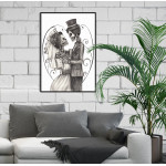 Skeleton Bride and Groom - Poster