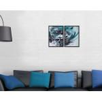 Skull Illustration - Two Piece Poster