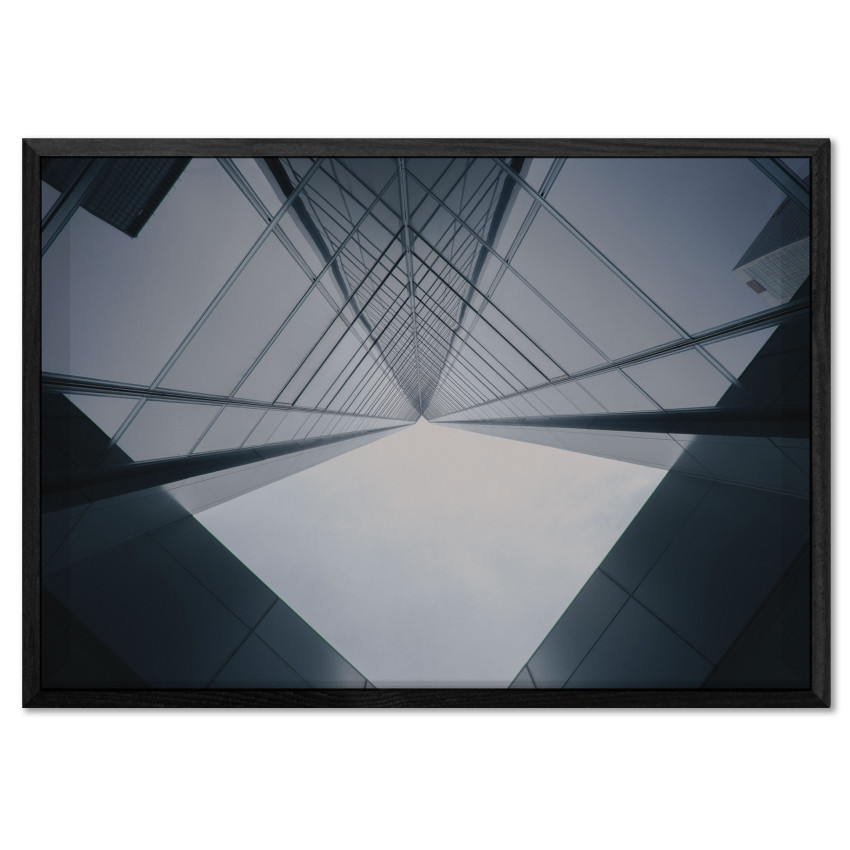 Skyskrapor - Abstrakt & svartvit poster