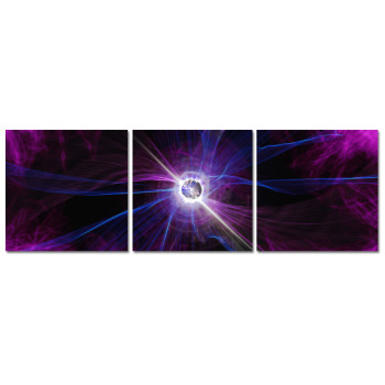 Small Earth in the Big Universe - Poster in Three Pieces