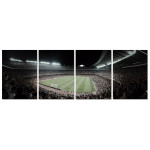 Stor Fotbollsstadion - Poster i fyra delar