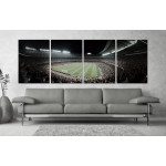 Stor Fotbollsstadion - Poster i fyra delar