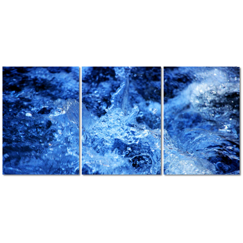 Vatten och Skvalpande Vågor - Poster i Tre delar