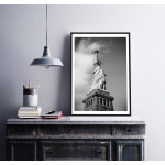 Frihetsgudinnan i New York - Svartvit Klassisk Poster