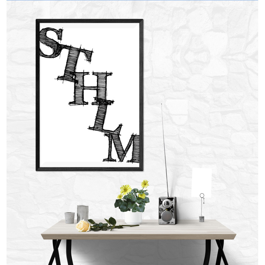 STHLM - Simple Poster