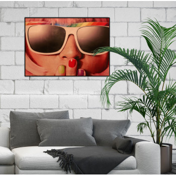 Sunglasses and Bangs - Cool Poster