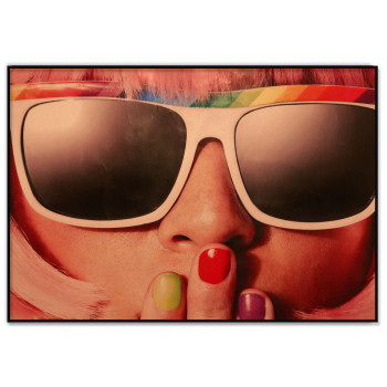 Sunglasses and Bangs - Cool Poster