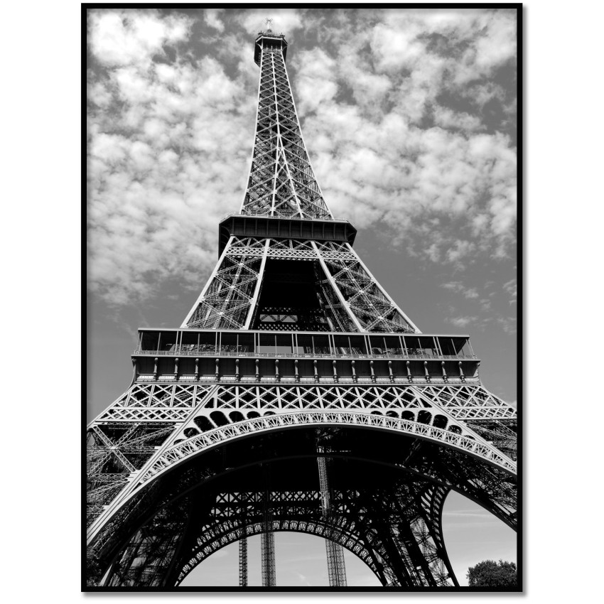 Eiffeltornet - Klassisk poster med fotografi