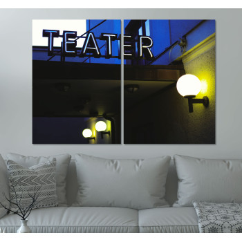 Theatre in the Alley - Poster in Two Pieces