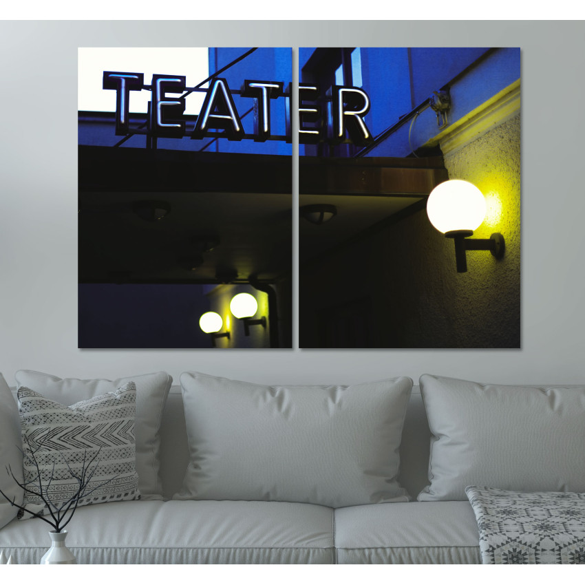 Theatre in the Alley - Poster in Two Pieces