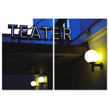 Theatre in the Alley - Poster in Two Pieces