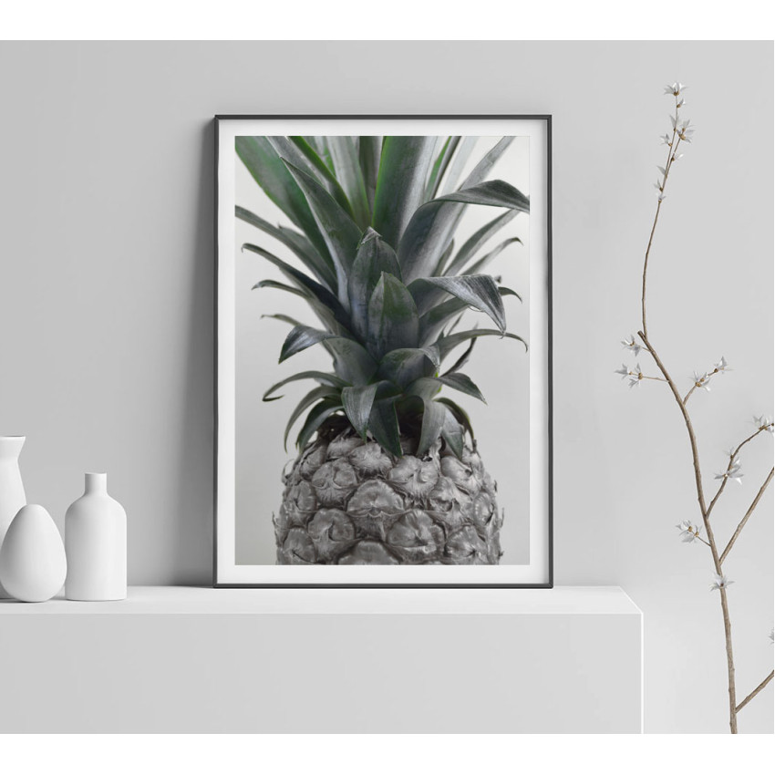 Trendig ananas poster 40x50cm | Fri frakt