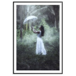 Umbrella Girl 50x70 cm fashion poster