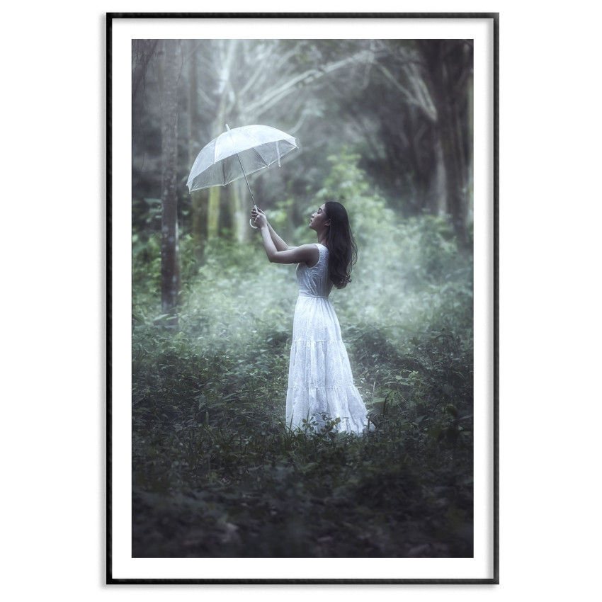 Umbrella Girl 50x70 cm fashion poster