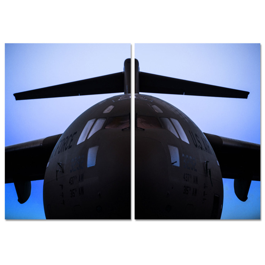 US Army Air Force Poster in Two Pieces