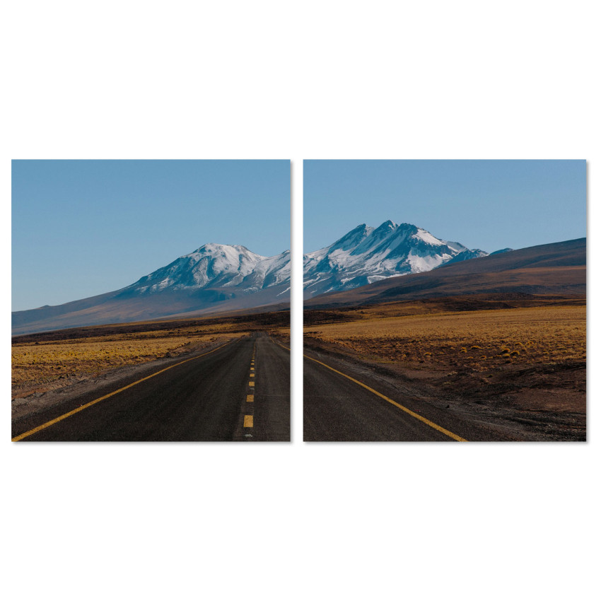 US Highway - Poster in Two Pieces