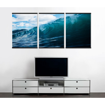 Water - Poster in Three Pieces