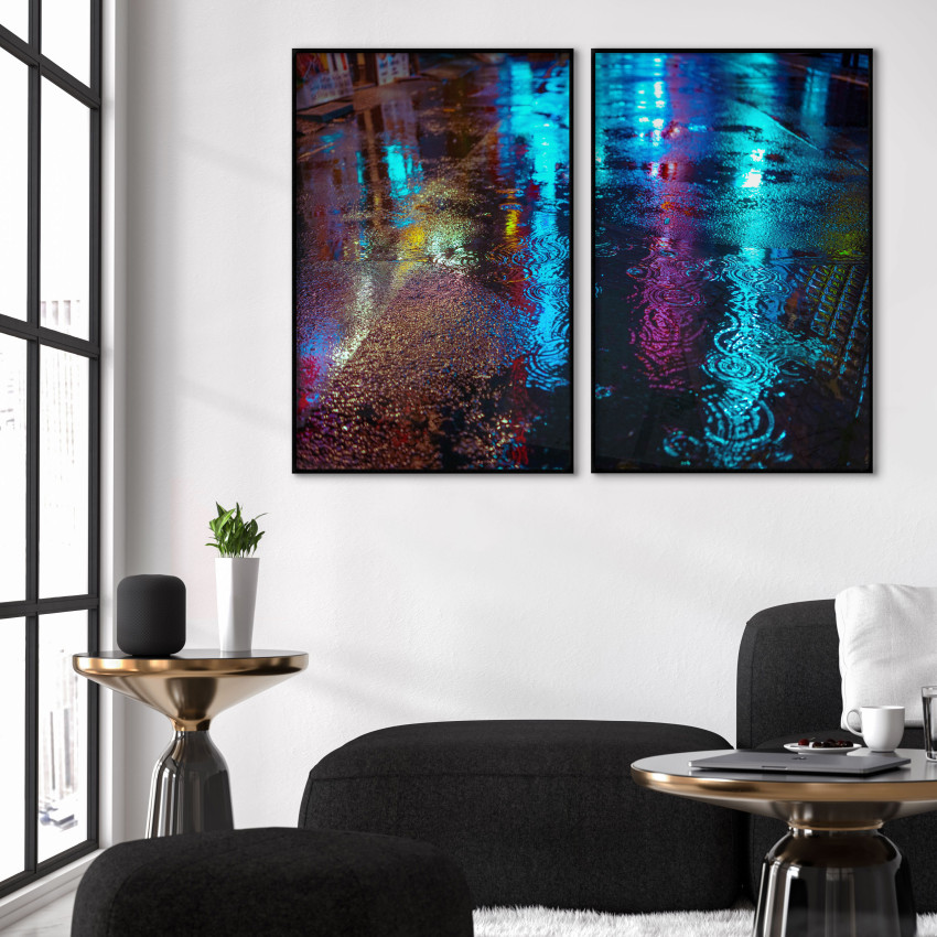 Vatten & reflektion 50x70cm x 2 posters