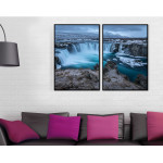 Waterfall on Iceland - Two Piece Poster