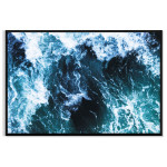 Vågor i Havet - Turkos Poster