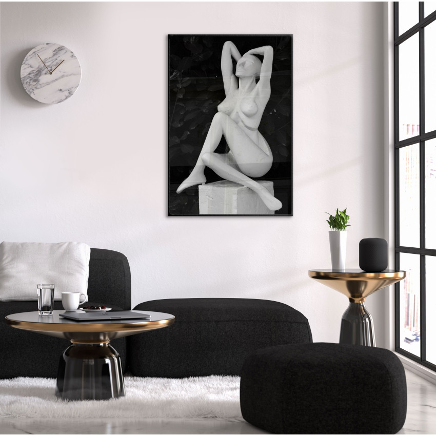 White Statue Woman - Simple Poster