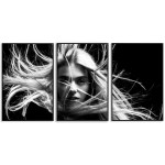 Woman in the wind 50x70cm x 3 posters