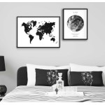 World map - 40x50cm