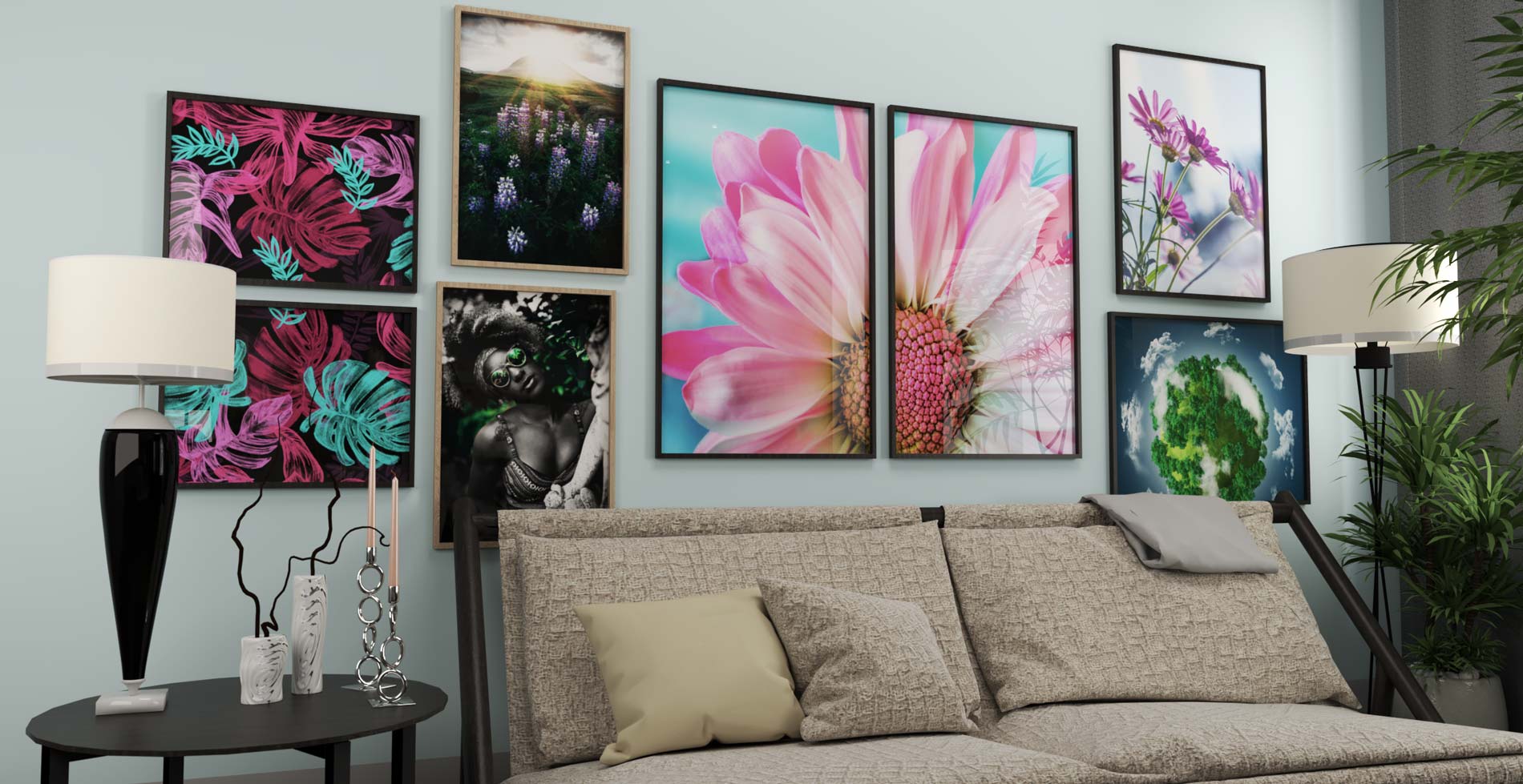 Sommarens tavelvägg