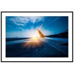 Flygplansvinge - Travel poster