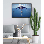 Fighter jet and Navy - Poster